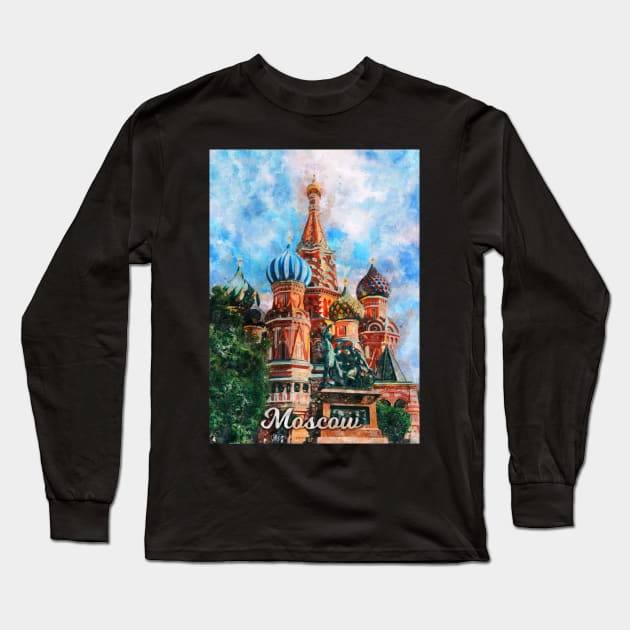 Moscow Long Sleeve T-Shirt by Durro